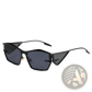 Geometric Shield Uv400 Fashion Sunglasses