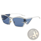Geometric Shield Uv400 Fashion Sunglasses
