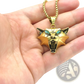 Geometric Wild Game Animal Pendant Chain Necklace
