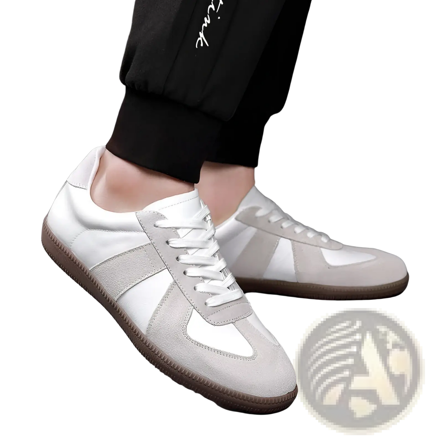 German Training Shoes Men's Leather Casual Sneakers