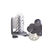 Glass Cleaning Brush with Suction Cup Sink Scrubber