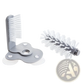 Glass Cleaning Brush with Suction Cup Sink Scrubber