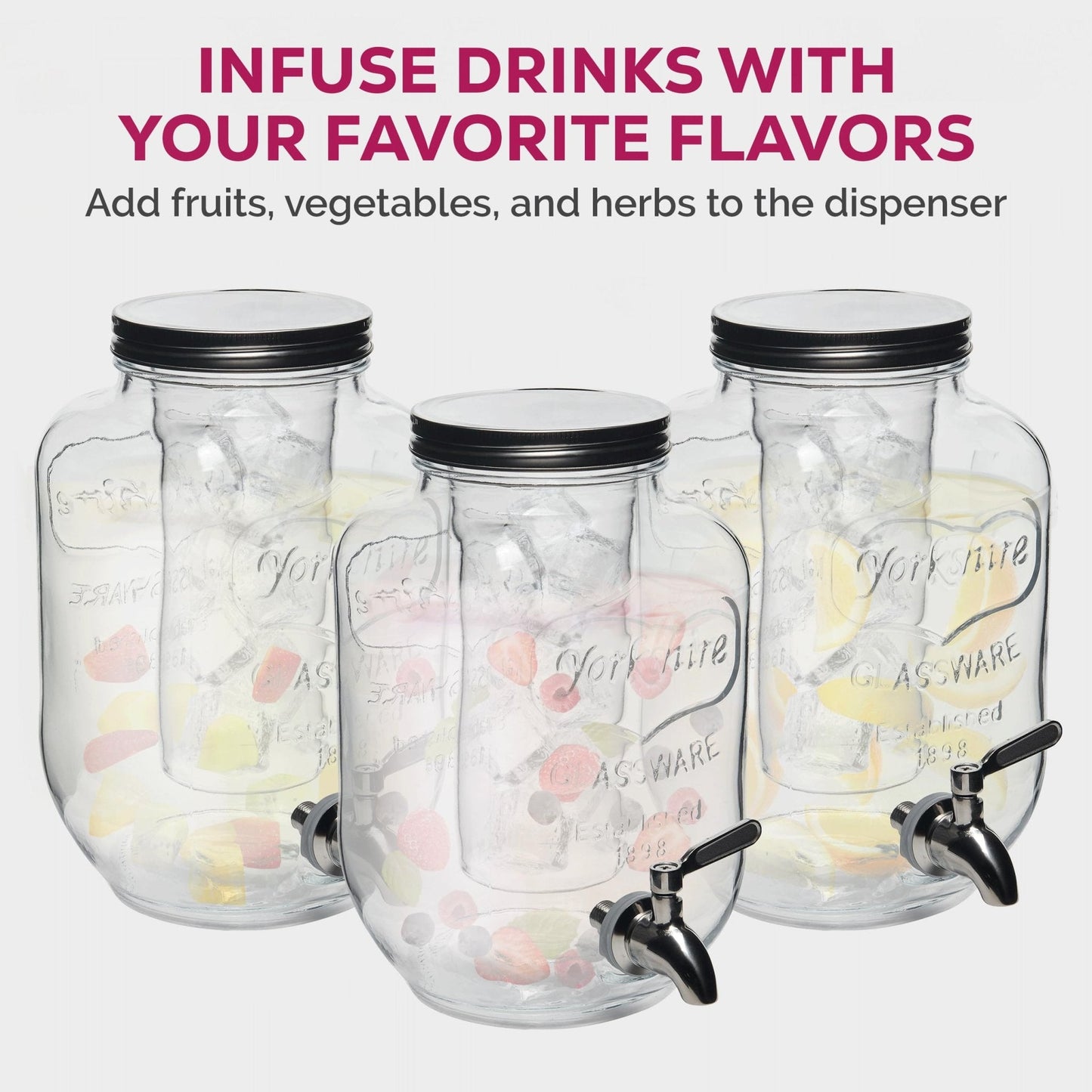 Glass Drink Dispenser