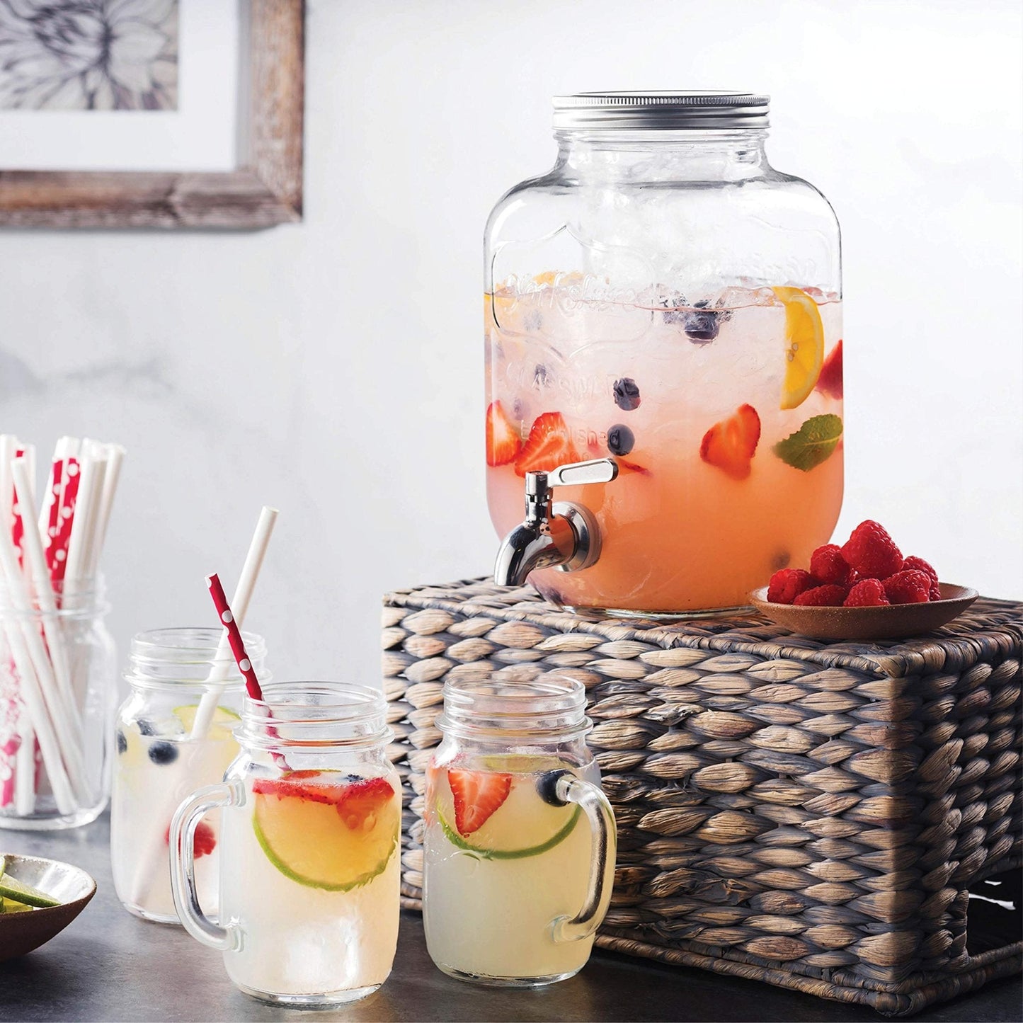 Glass Drink Dispenser