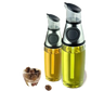 Glass Oil Dispenser with Precision Measuring Cup