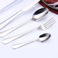 Luxury Gold-plated Stainless Steel Steak Cutlery Set