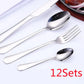 Luxury Gold-plated Stainless Steel Steak Cutlery Set