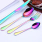 Luxury Gold-plated Stainless Steel Steak Cutlery Set
