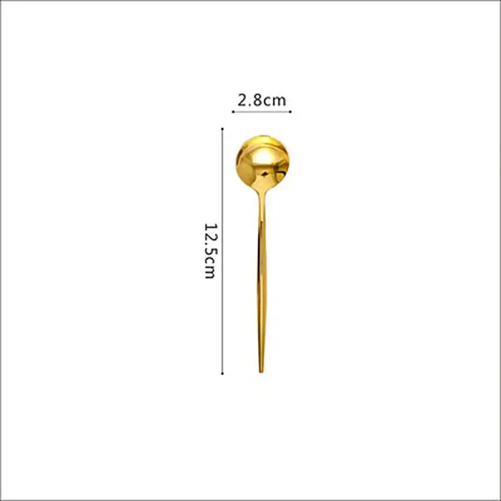 Luxury Gold 304 Stainless Steel Cutlery Set