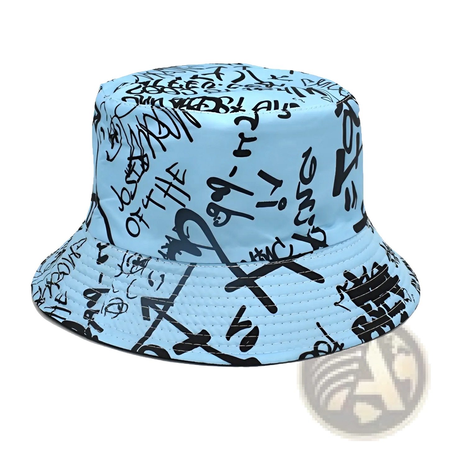 Graffiti Bucket Hat Sunscreen Breathable Travel Cap