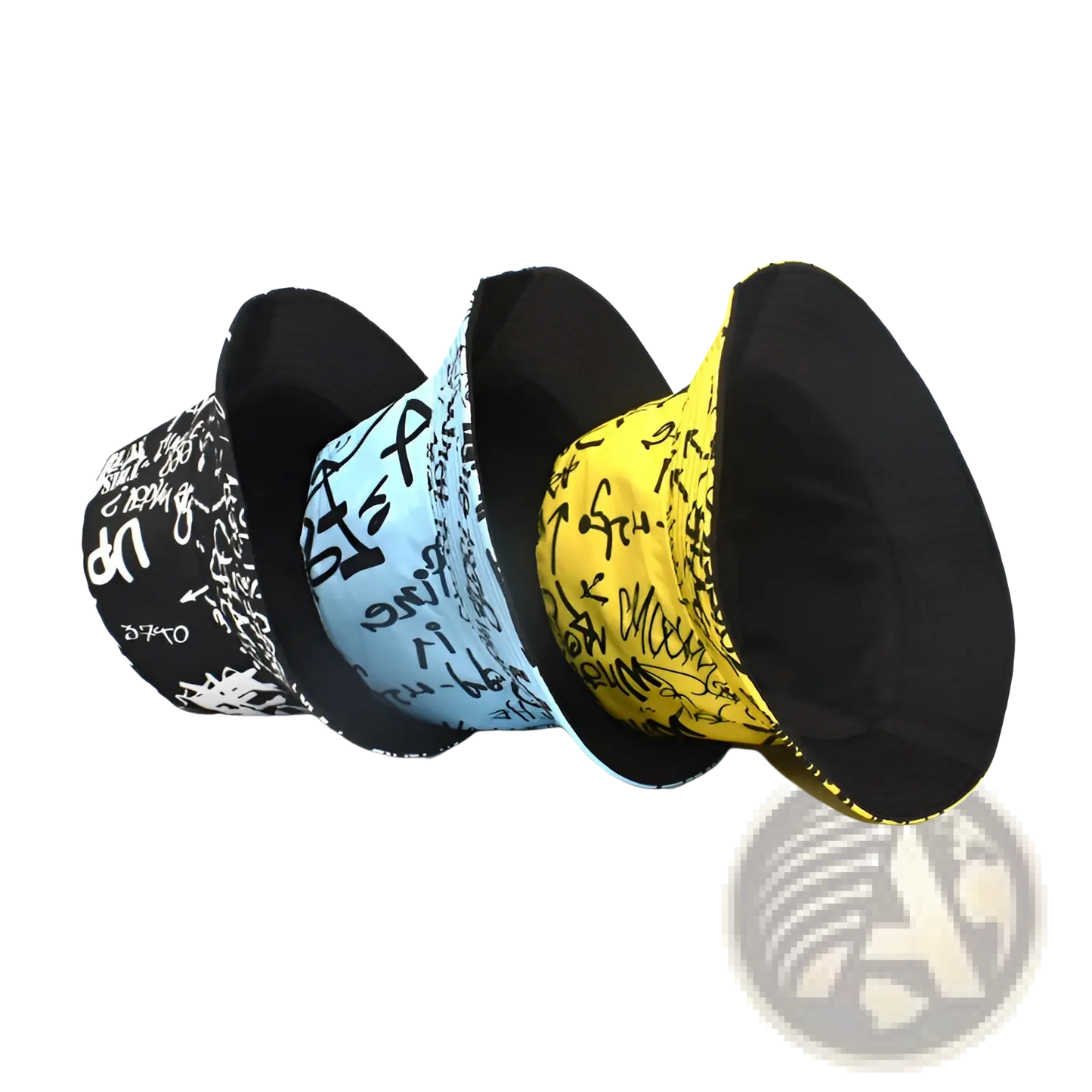 Graffiti Bucket Hat Sunscreen Breathable Travel Cap