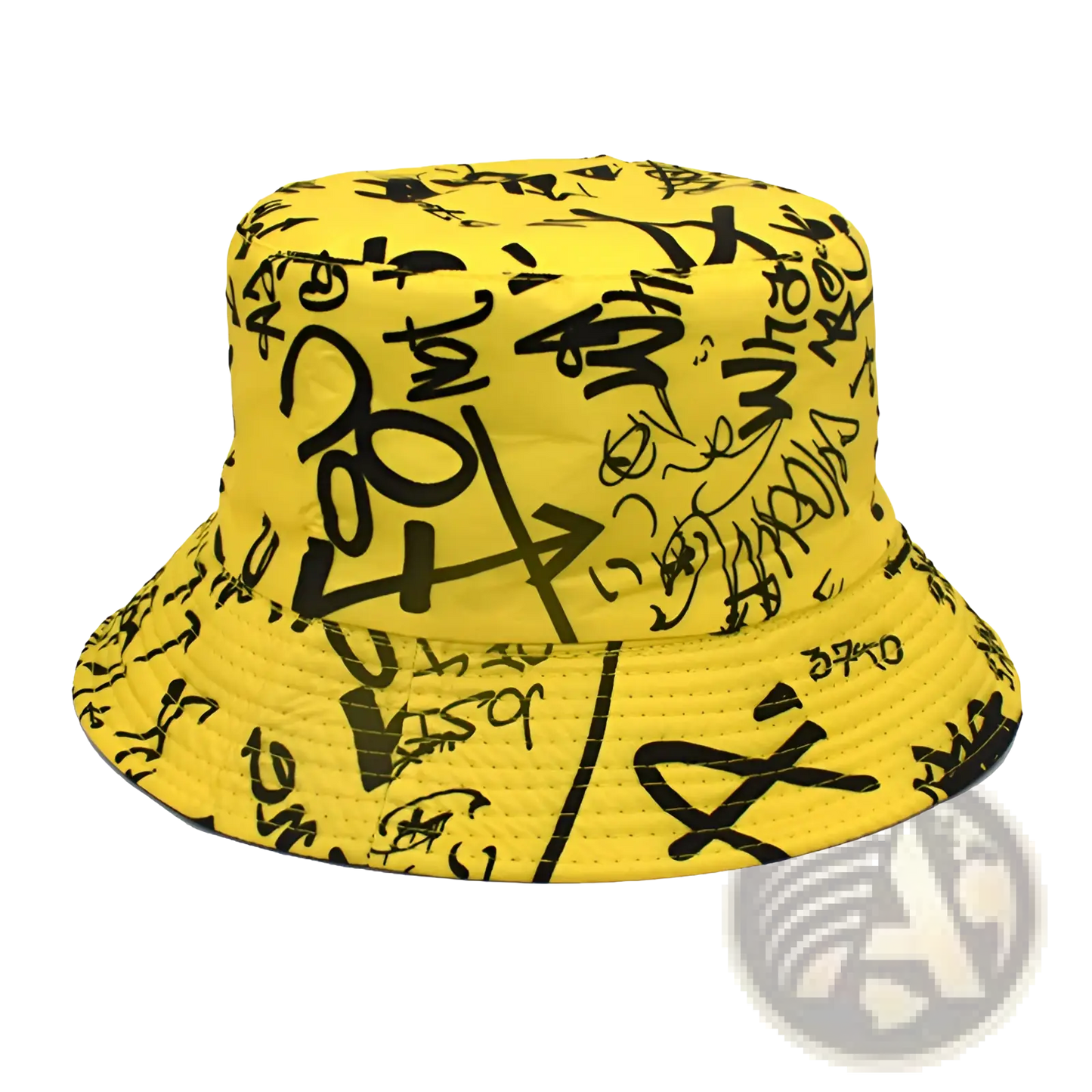 Graffiti Bucket Hat Sunscreen Breathable Travel Cap