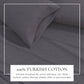 Heathered Solid Cotton Blend Flannel Sheet Set - Anders Collection