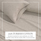 Heathered Solid Cotton Blend Flannel Sheet Set - Anders Collection