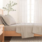 Heathered Solid Cotton Blend Flannel Sheet Set - Anders Collection