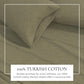 Heathered Solid Cotton Blend Flannel Sheet Set - Anders Collection