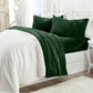 Solid Jewel-Toned Plush Sheet - Velvet Luxe Collection