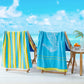 2 Pack 100% Cotton Jacquard Beach Towels - Playa Collection