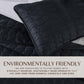 Velvet Box-Stitched Quilt Set - Vivica Collection
