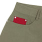 Commons Double Knee Canvas Short Faded Green