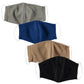 6-Pack: Men's Reusable Machine Washable Masks Mystery (3 Solid + 3 Prints)