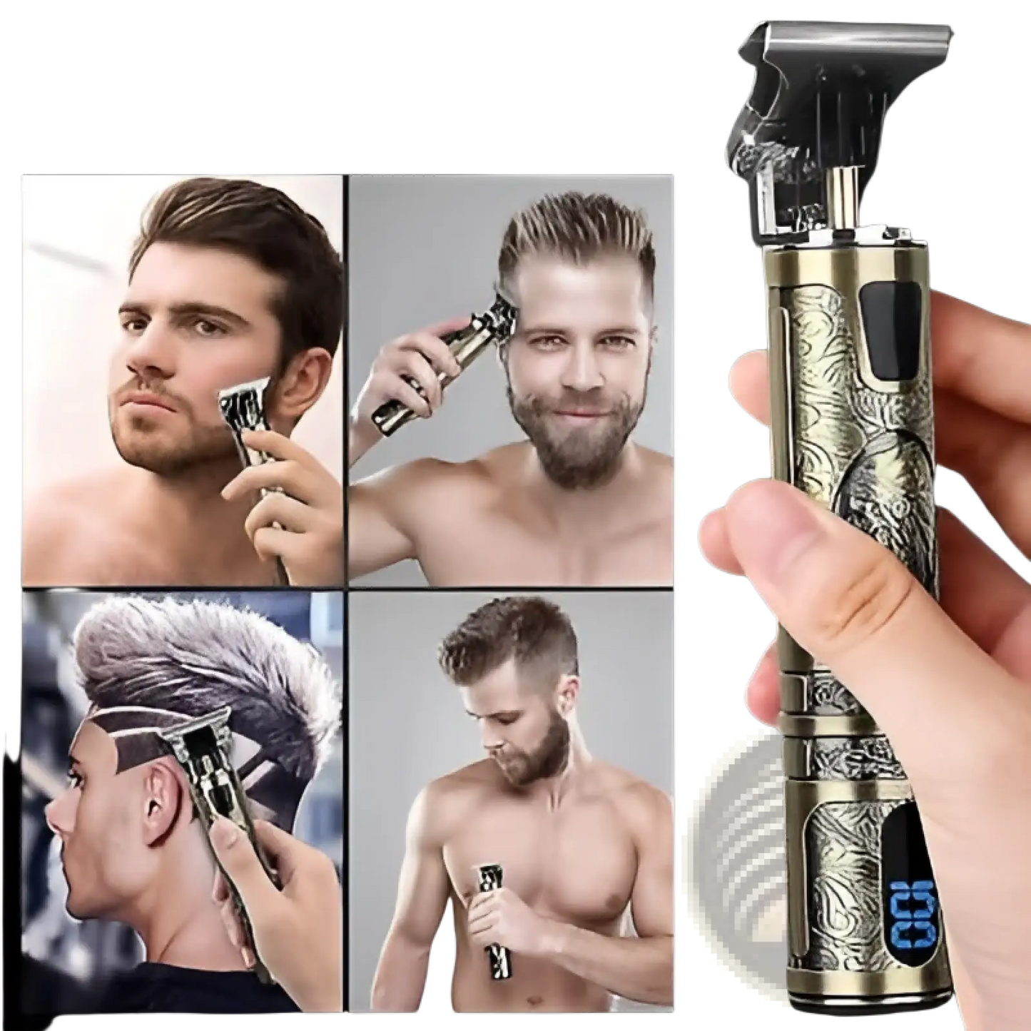 Hair Clippers Professional Gold t Blade Trimmer for Men