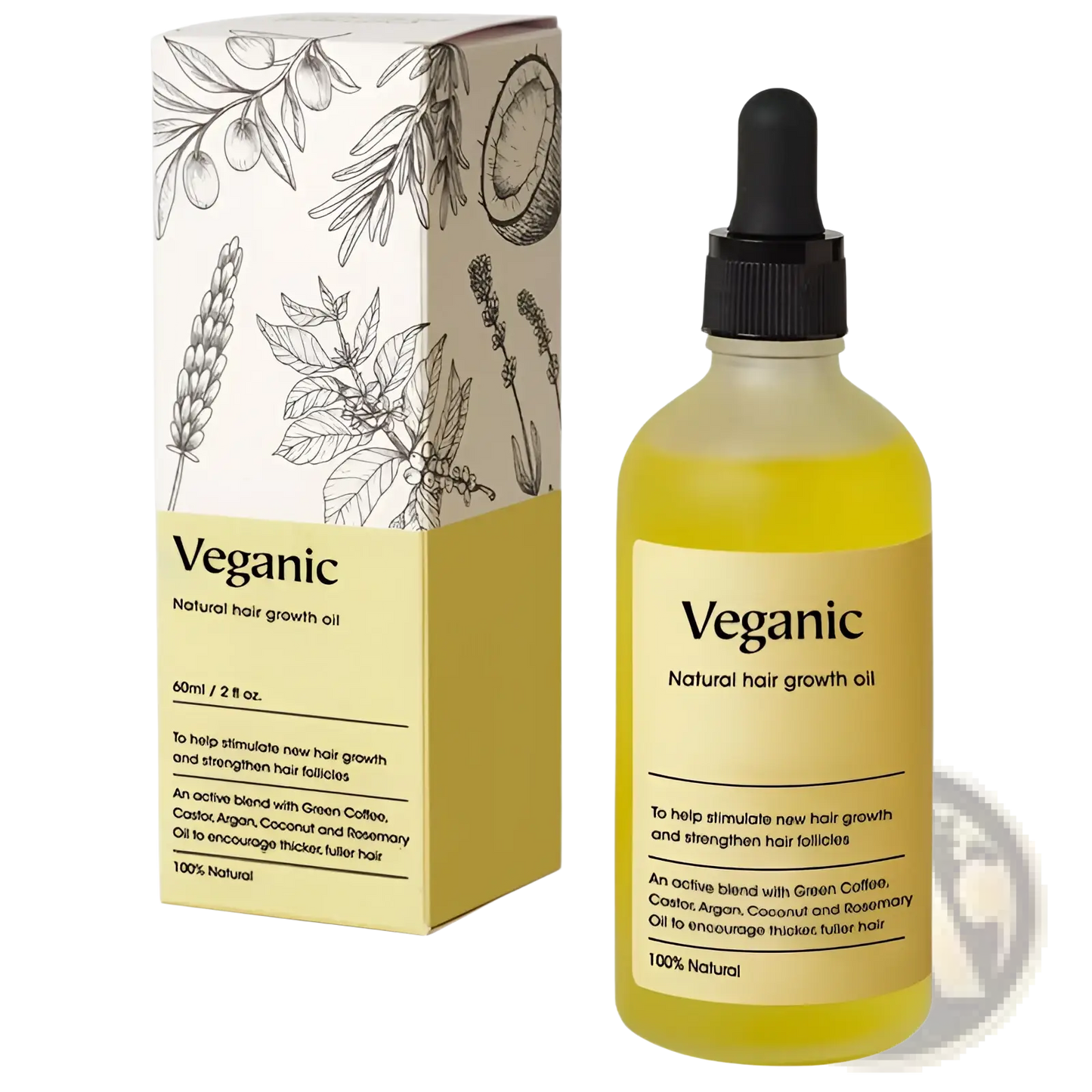 Hair Growth Oil Vegan Natural Essential Treatment