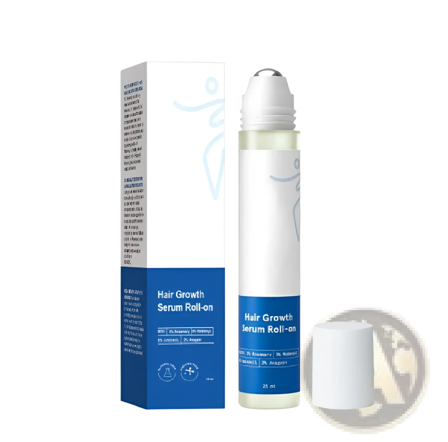 Hair Growth Serum Roll-on for Scalp and Frizzy Hair Care