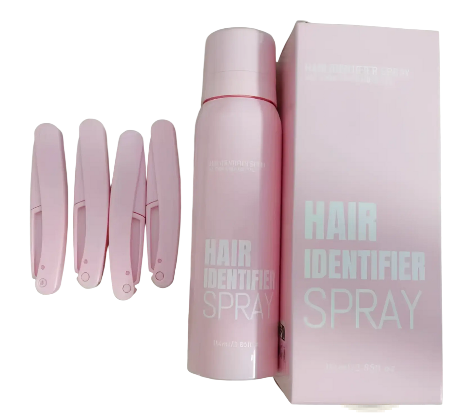 Hair Identifier Spray and Dermaplaning Razor Set