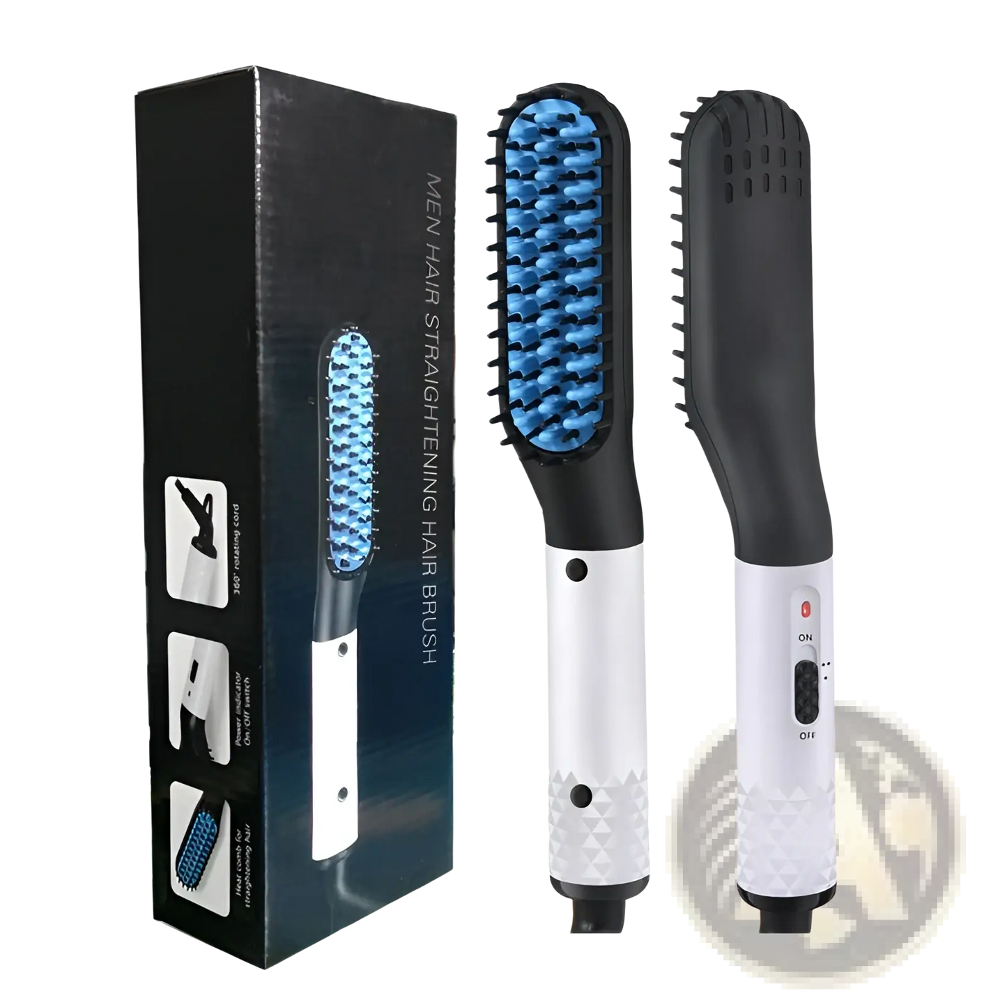 Hair Straightener Brush for Men Beard and Hair Styling