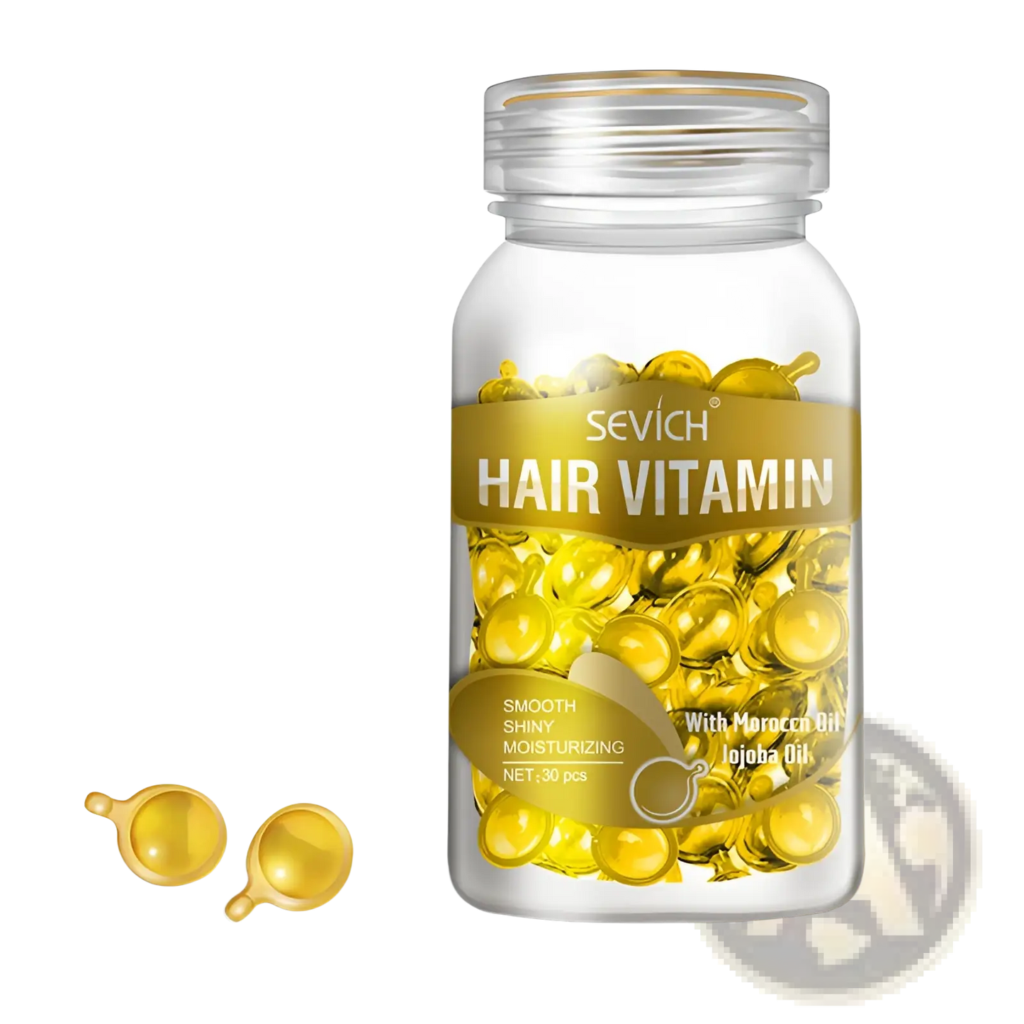Hair Vitamin Capsules for Repair and Smooth Shine