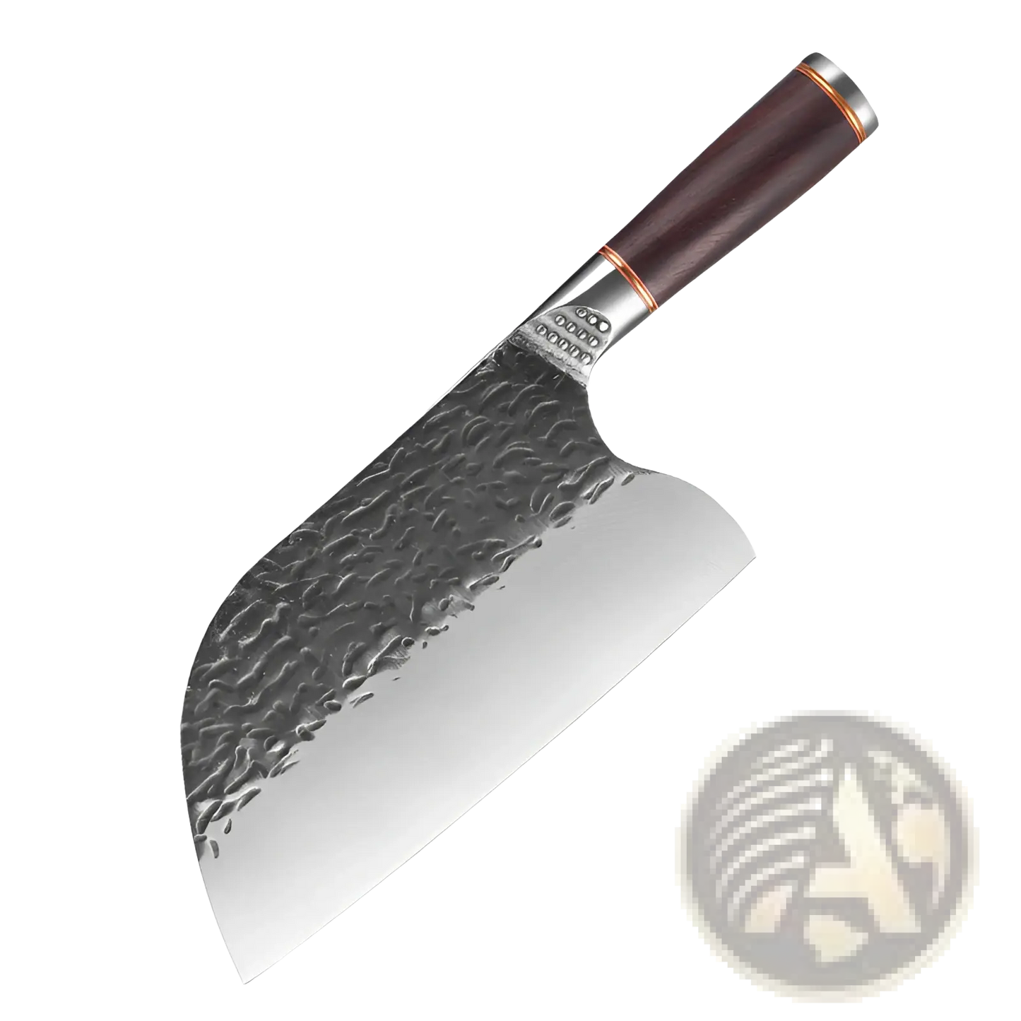 Hammered Stainless Steel Chef Knife Set 5 Piece