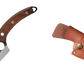 Hammered Steel Boning Knife with Leather Sheath