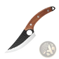 Hammered Steel Boning Knife with Leather Sheath