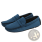 Hand-stitched Suede Loafers Handmade Velvet Shoes
