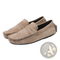 Hand-stitched Suede Loafers Handmade Velvet Shoes