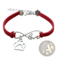 Hand-woven Infinite Love Pet Paw Suede Bracelet