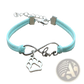 Hand-woven Infinite Love Pet Paw Suede Bracelet
