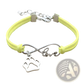 Hand-woven Infinite Love Pet Paw Suede Bracelet