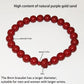 Handcrafted Cinnabar Lotus and Calabash Beaded Bracelets