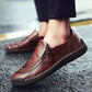 Men's Handcrafted Leather Zipper Oxford Dress Shoes