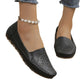 Handmade Stitched Solid Color Low Top Gommino Flats