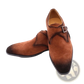 Handmade Suede Horsebit Loafers for Men Business Casual Shoes