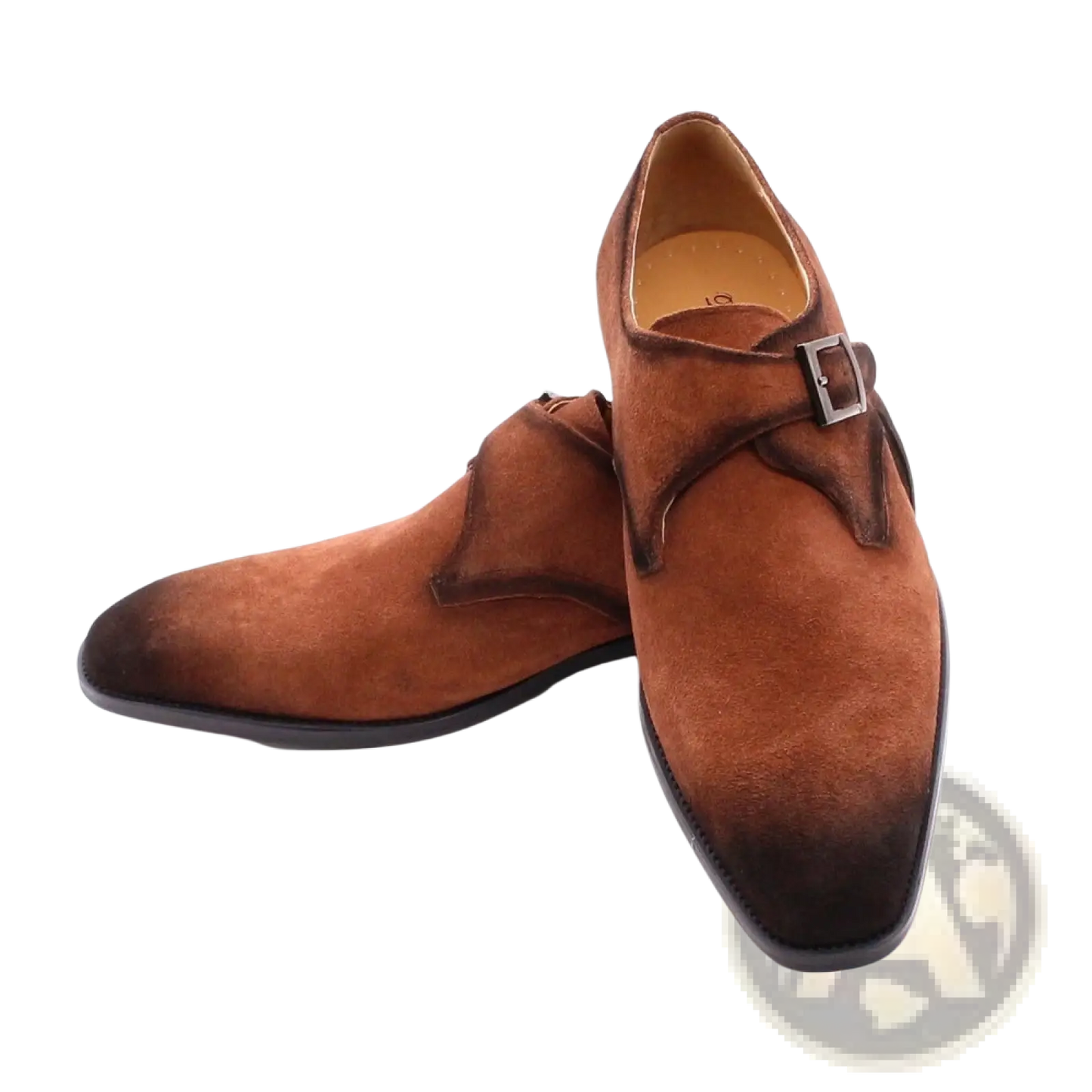 Handmade Suede Horsebit Loafers for Men Business Casual Shoes