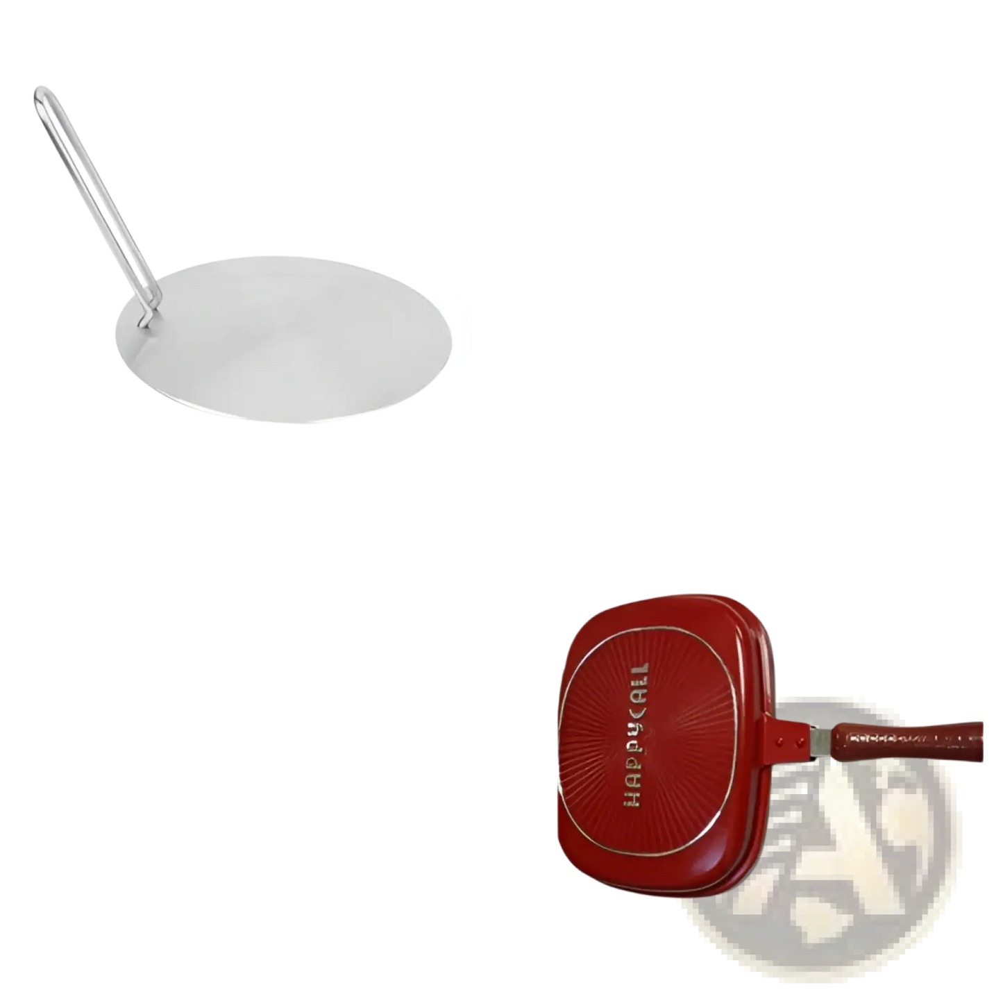 Happycall 32cm Non Stick Double Sided Frying Pan Red