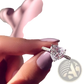Heart Shaped Zircon Engagement Ring in White Gold Plating