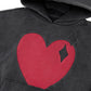 Commons Heart Hoodie Vintage Black