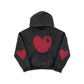 Commons Heart Hoodie Vintage Black