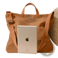 High End Large Capacity Black Canvas Tote Bag