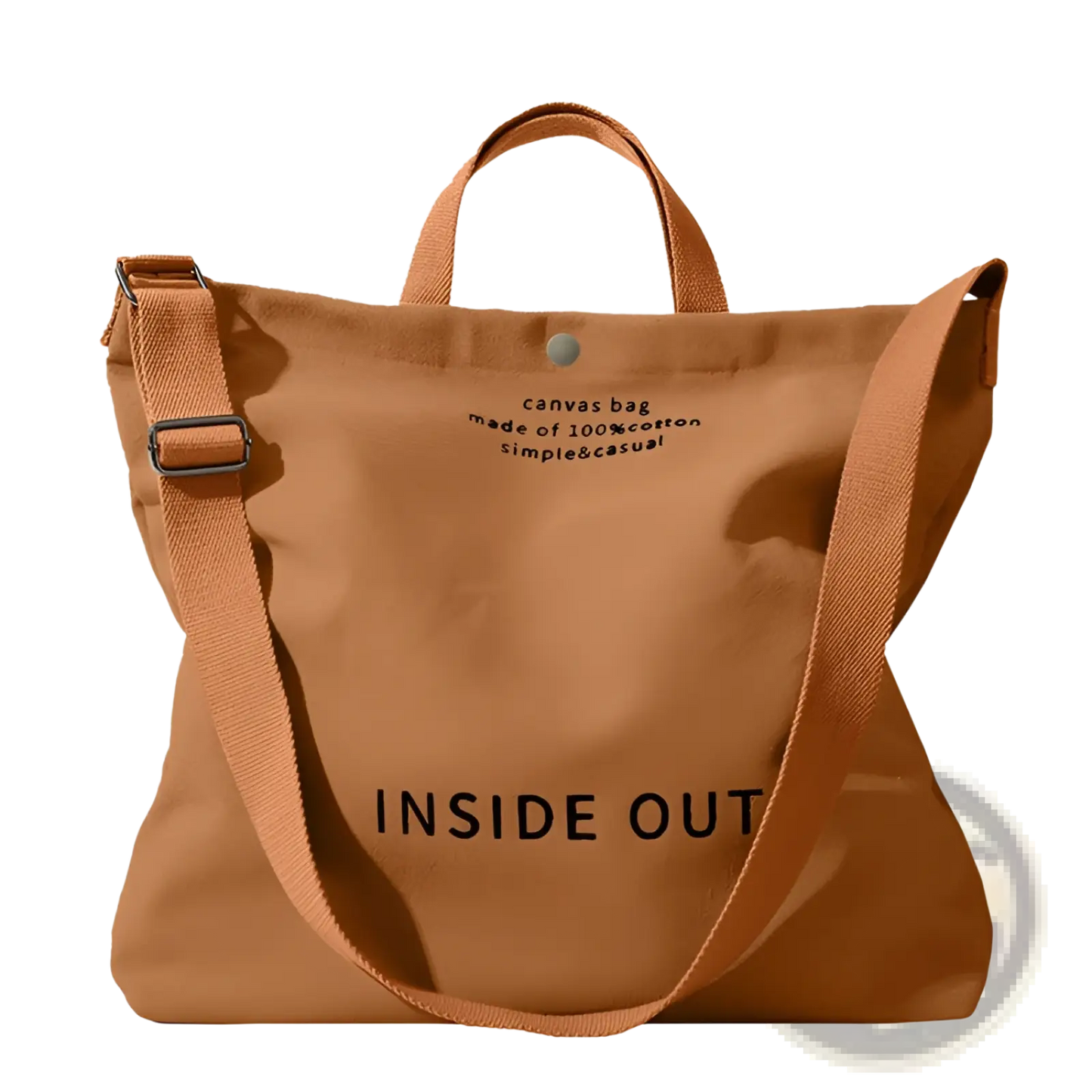 High End Large Capacity Black Canvas Tote Bag